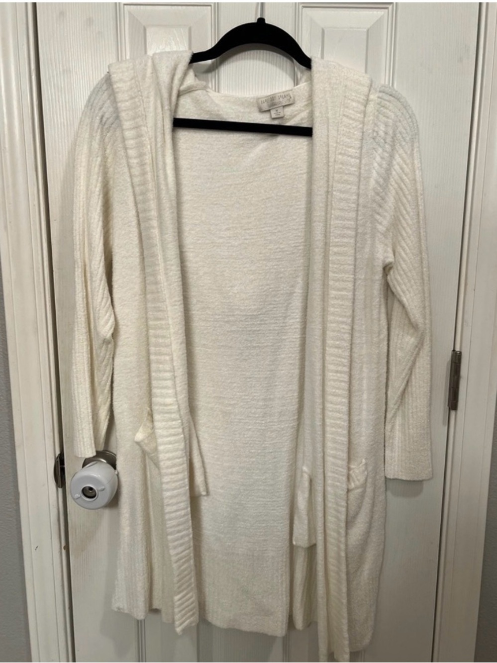 Barefoot Dreams CozyChic Ultra Lite Hooded Ribbed Cardigan